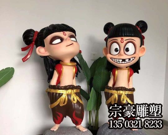 玻璃鋼卡通動(dòng)漫人物之哪吒雕像 玻璃鋼卡通動(dòng)漫人物之哪吒雕像