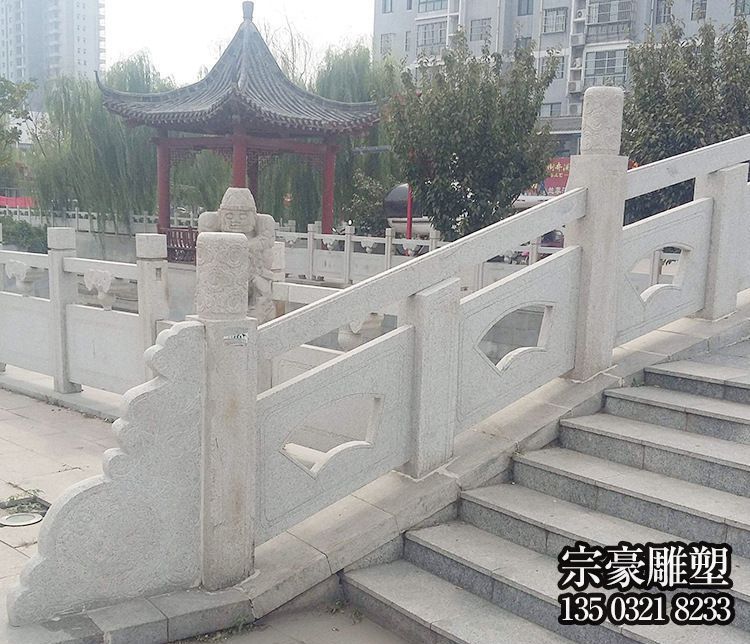 小區(qū)景觀石拱橋花崗巖欄桿雕塑 小區(qū)景觀石拱橋花崗巖欄桿雕塑