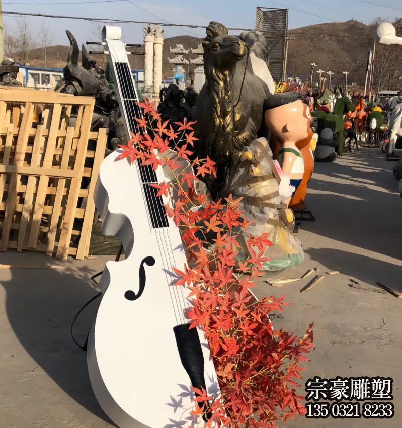 鐵藝大提琴創(chuàng)意擺件 鐵藝大提琴創(chuàng)意擺件