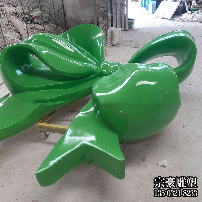 玻璃鋼大型蝴蝶結(jié)雕塑 玻璃鋼大型蝴蝶結(jié)雕塑