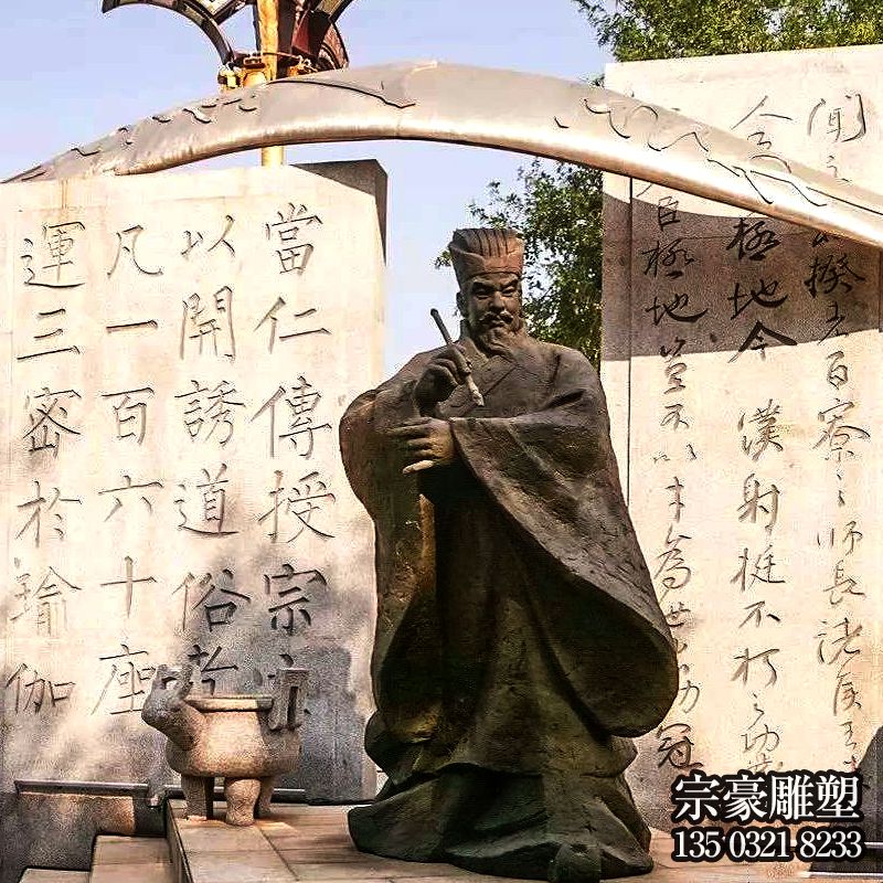 廣場(chǎng)擺放中國(guó)古代著名書法家柳公權(quán)玻璃鋼仿銅雕塑像 廣場(chǎng)擺放中國(guó)古代著名書法家柳公權(quán)玻璃鋼仿銅雕塑像